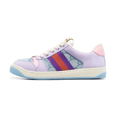 (W) Gucci Screener GG Sneakers 'Purple Multi'
