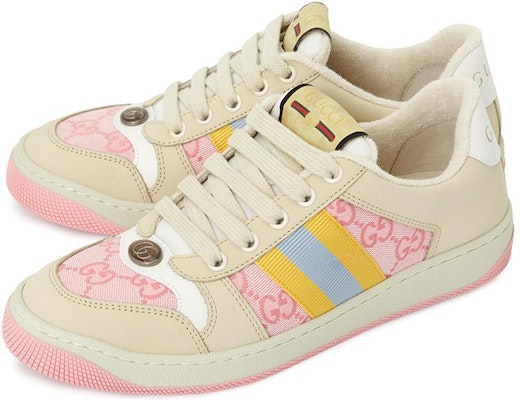 (Women) Gucci Screener GG Sneakers 'Pink Beige' 741575-9SFR0-8478 Order (Women) Gucci Screener GG Sneakers 'Pink Beige' 741575-9SFR0-8478