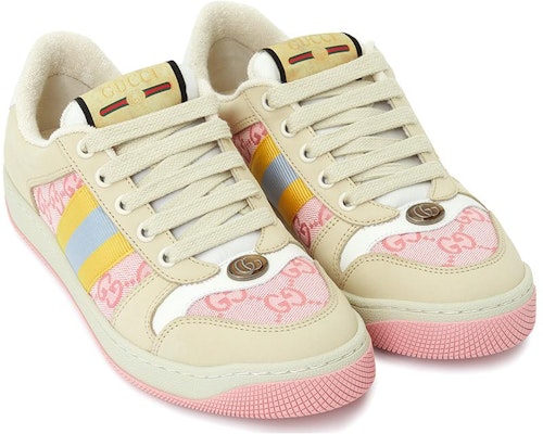 (Women) Gucci Screener GG Sneakers 'Pink Beige' 741575-9SFR0-8478 Lookbook (Women) Gucci Screener GG Sneakers 'Pink Beige' 741575-9SFR0-8478
