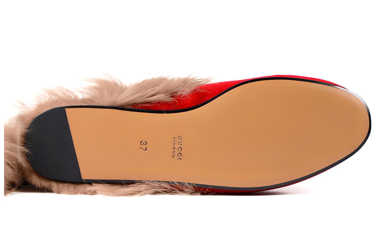 Shop (W) Gucci Schuh Rot 448657-K4D50-6452
