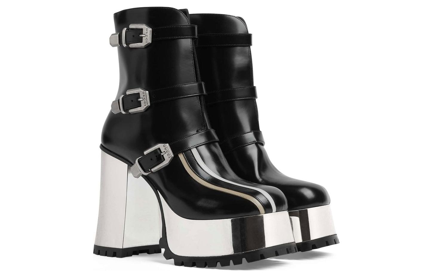 (W) Gucci Short Boot 'Black Chunky Heel' 圖 3