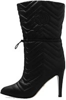 (Women) Gucci Short Boot 'Black Fashion Slip-On' 719834-FAAUV-1058 (Women) Gucci Short Boot 'Black Fashion Slip-On' 719834-FAAUV-1058