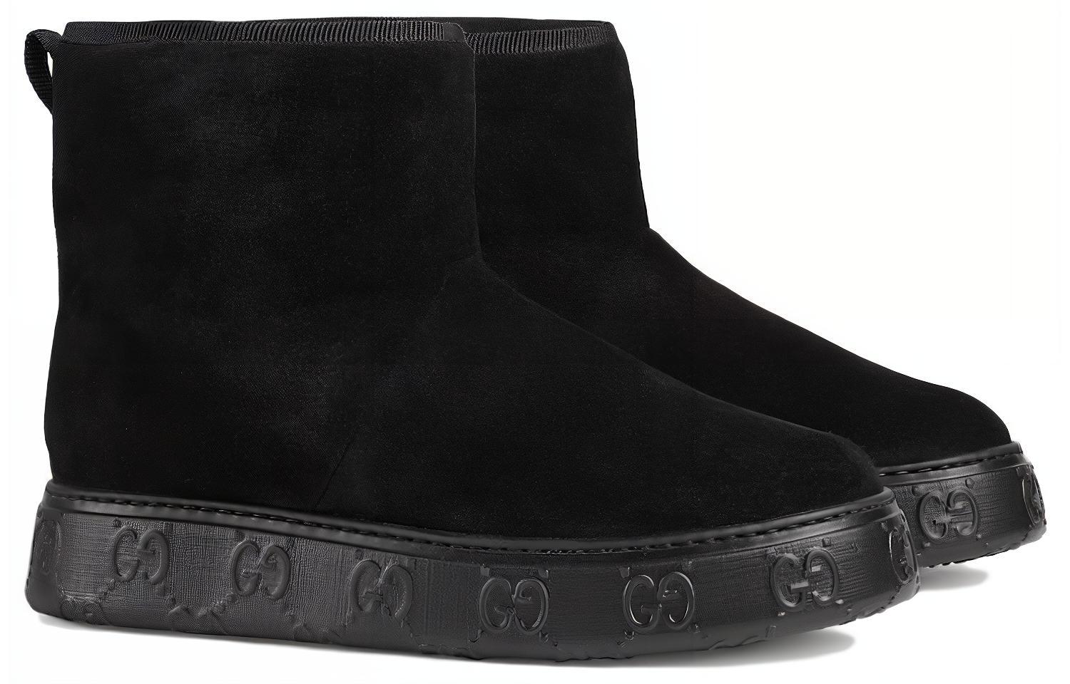 (W) Gucci Short Boot 'Black Velvet CMFT' 圖 3