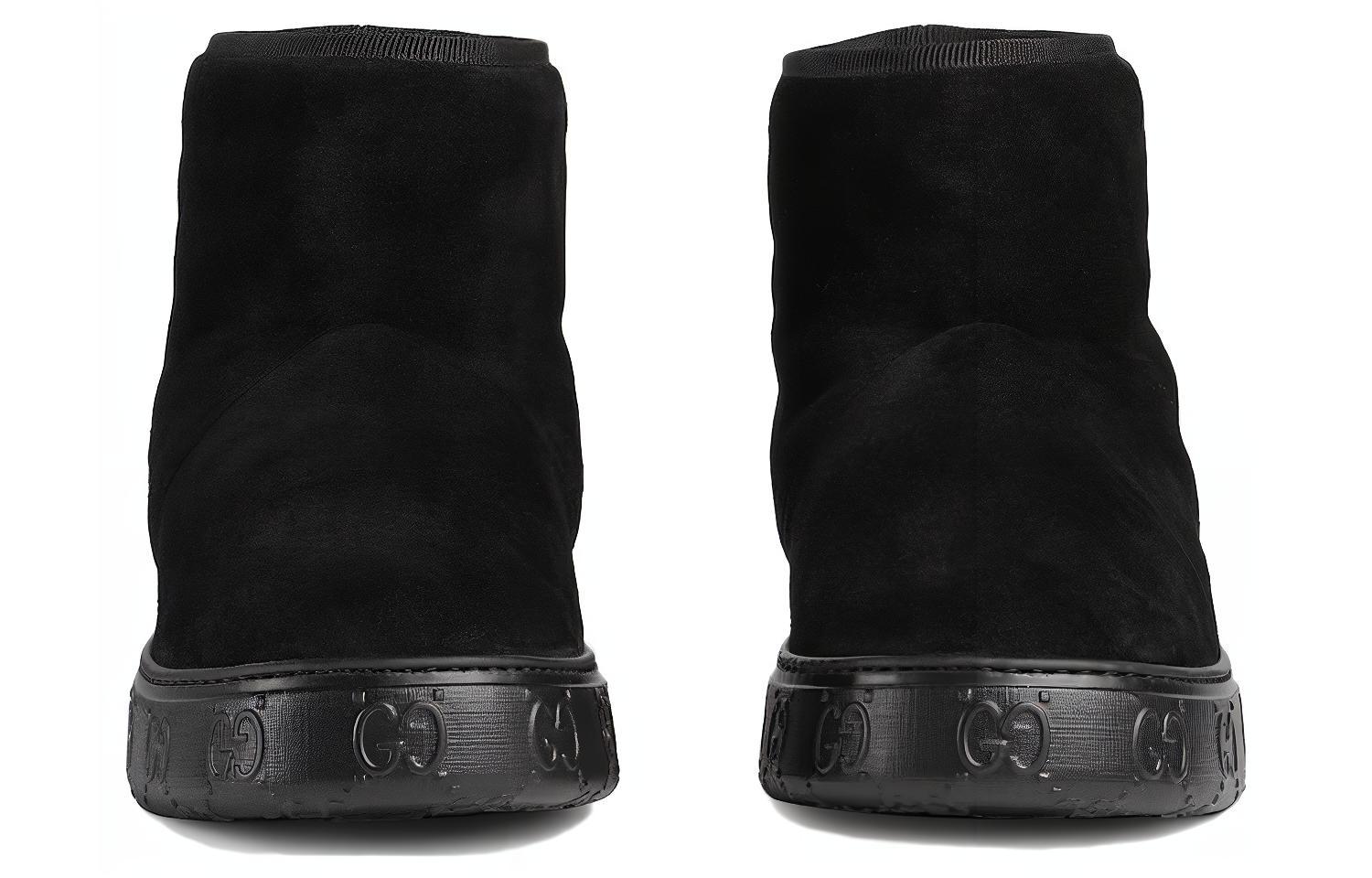 (W) Gucci Short Boot 'Black Velvet CMFT' 圖 4