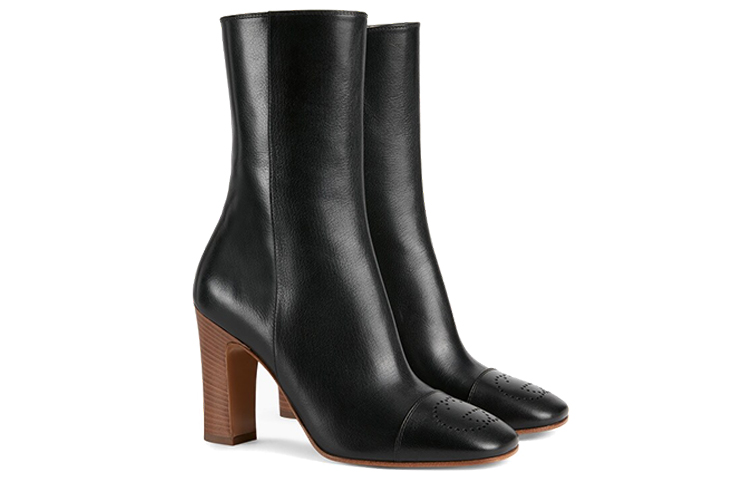 (W) Gucci Short Boot 'Double G Black' 圖 2