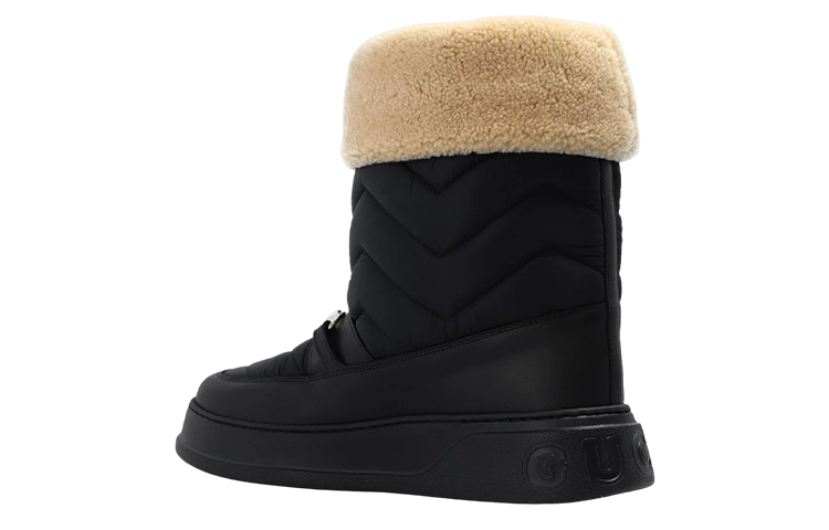 (W) Gucci Short Boot 'Fashion Slip-On Black' 圖 3