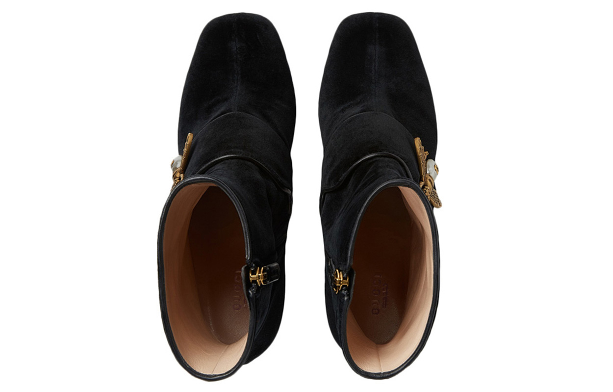 (W) Gucci Short Boots 'Black Bee' 圖 4