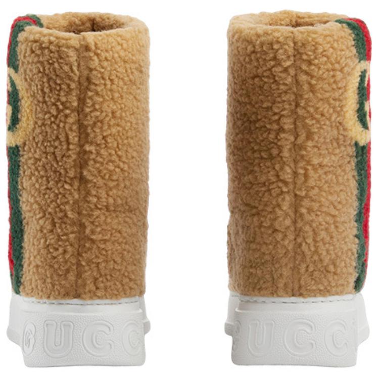 Purchase (W) Gucci Kurzstiefel ''Braun Slip-On'' 721058-FAA1F-7404