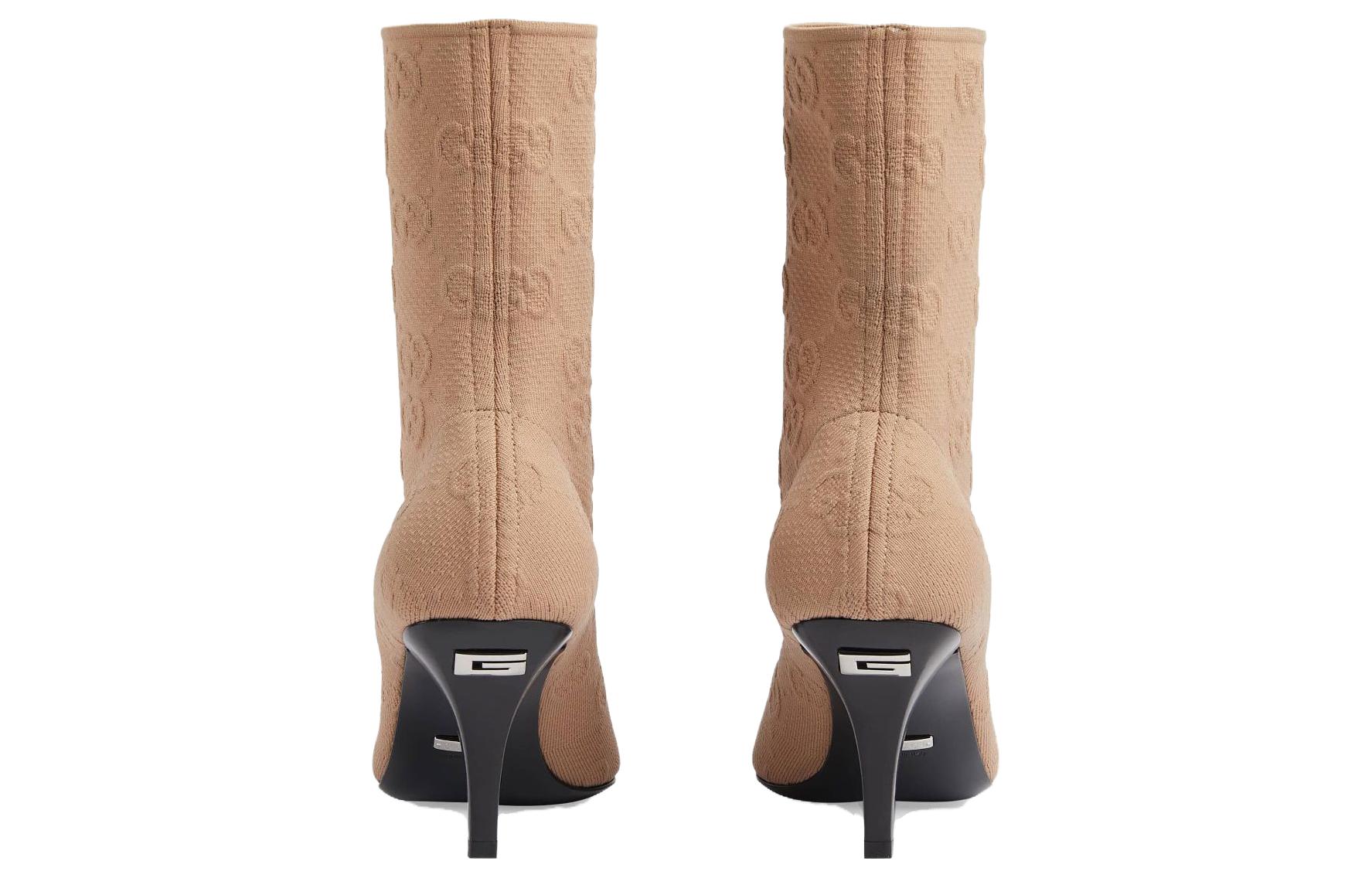 Shop (W) グッチ ライトブラウン ショートブーツ 718378-FAAQP-9803