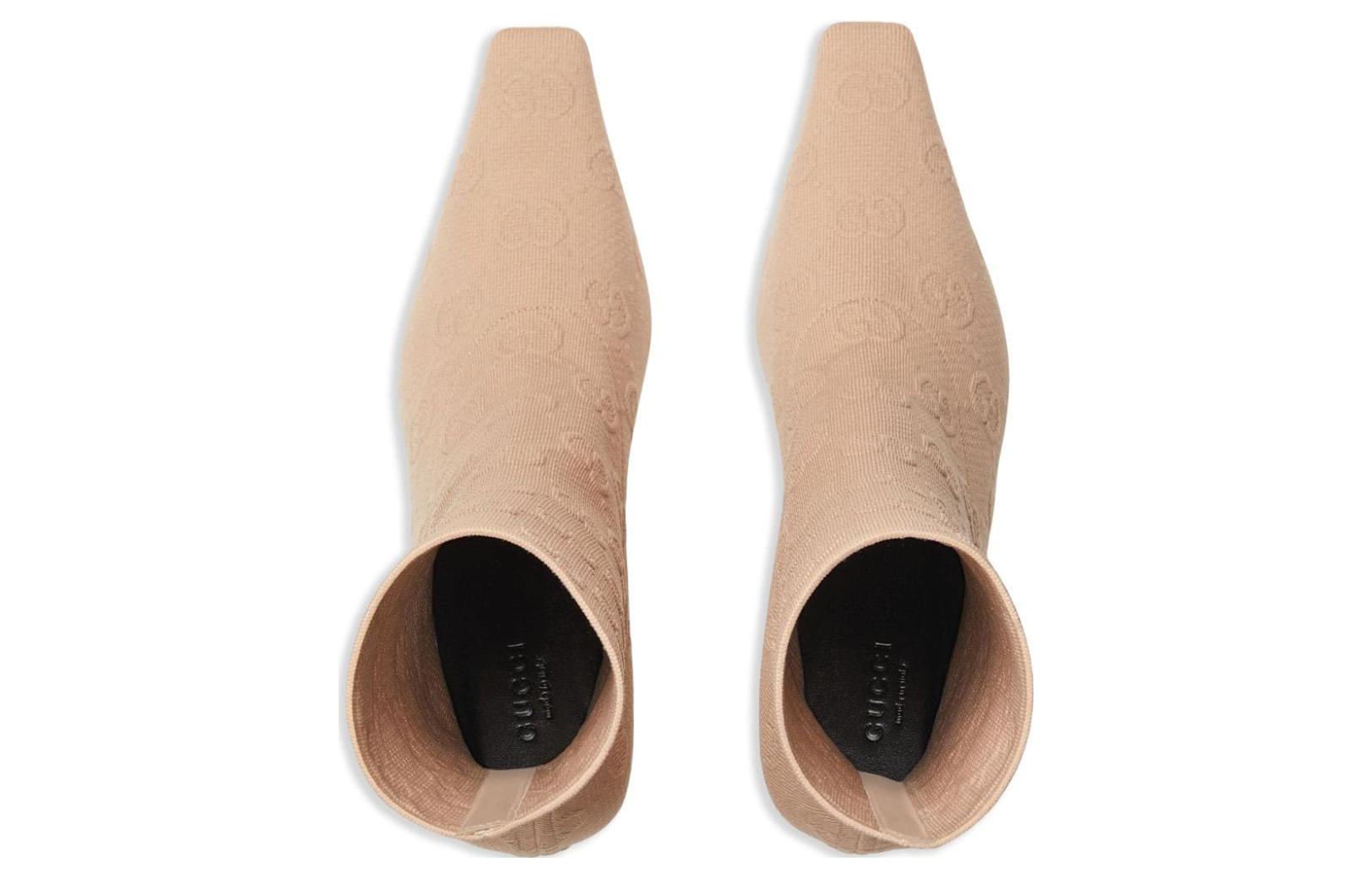 Purchase (W) グッチ ライトブラウン ショートブーツ 718378-FAAQP-9803