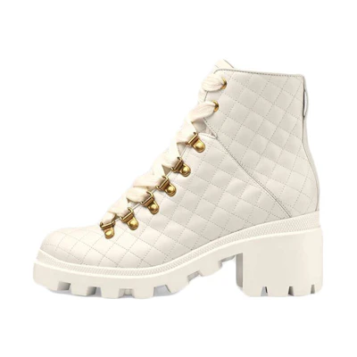 (W) Gucci Short Boots 'White'