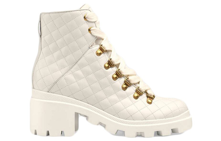 (W) Gucci Short Boots 'White' 圖 2