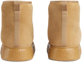 Purchase (W) Gucci Kurz Plüsch Rundzeh Dicksohle Schneestiefel ''Beige'' 771135-AACR2-9556