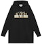Buy (W) グッチ シグネチャー ブラック フード付き 長袖 ドレス 610127-XJCR1-1082