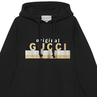 (W) グッチ シグネチャー ブラック フード付き 長袖 ドレス 610127-XJCR1-1082 Details for (W) グッチ シグネチャー ブラック フード付き 長袖 ドレス 610127-XJCR1-1082