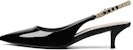 (W) Gucci Signoria 'Slingback Hitam Pumps' 782832-BNC80-1000