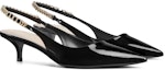 Order (W) Gucci Signoria 'Slingback Hitam Pumps' 782832-BNC80-1000