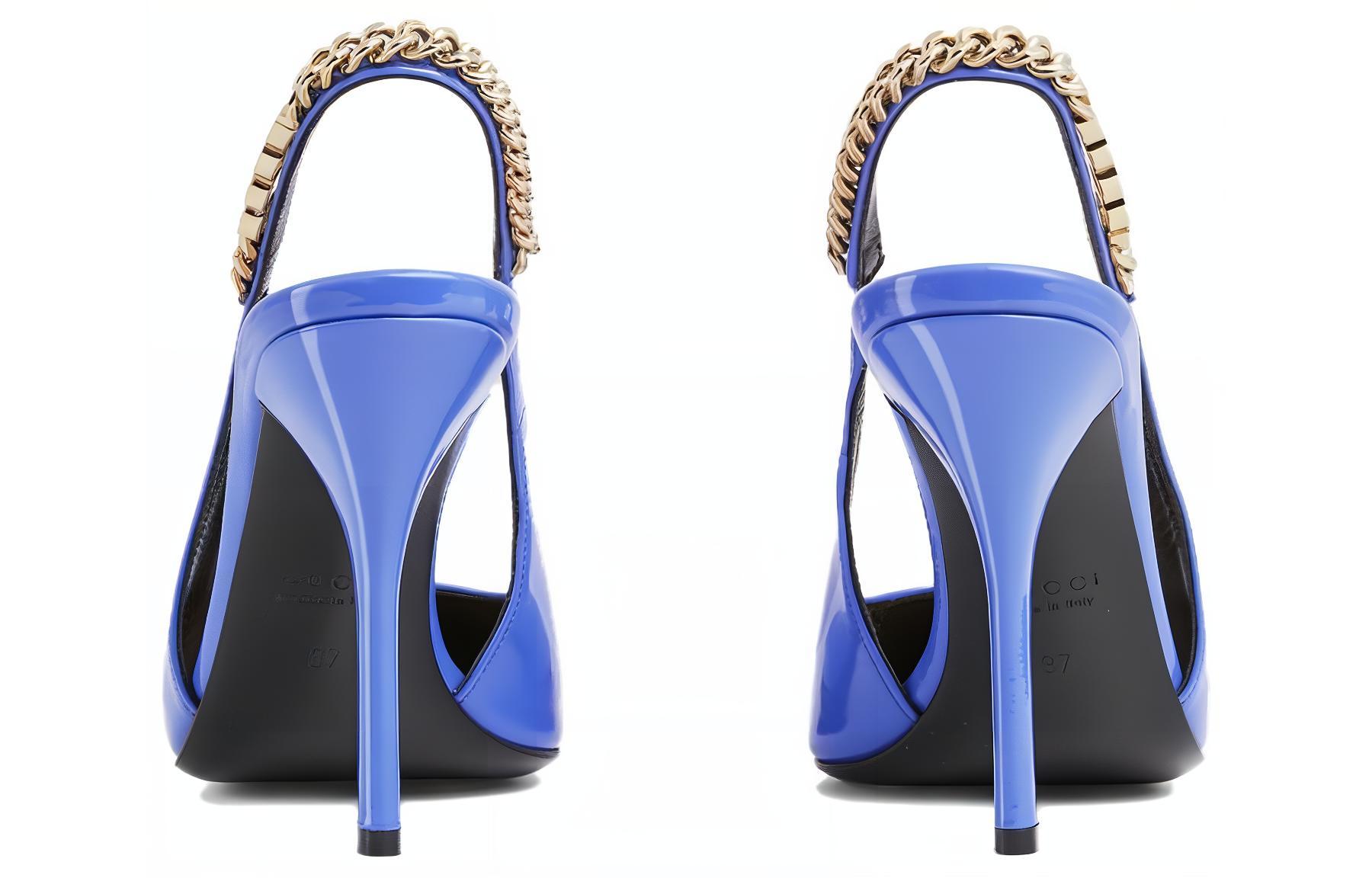 Purchase (Women) Gucci Signoria 'Blue High Heel' 783821-BNC80-5242