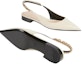 Purchase (W) Gucci Signoria 'Kasut Kulit Patent Putih Hujung Runcing Slip-On' 786599-BNC80-9540