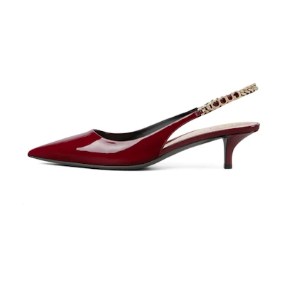 (W) Gucci Signoria High Heels 'Burgundy'