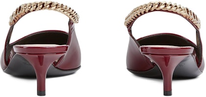 (W) 구찌 시뇨리아 버건디 하이힐 782832-BNC80-6207 Details for (W) 구찌 시뇨리아 버건디 하이힐 782832-BNC80-6207