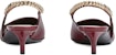 (W) Gucci Signoria Tumit Tinggi 'Burgundy' 782832-BNC80-6207