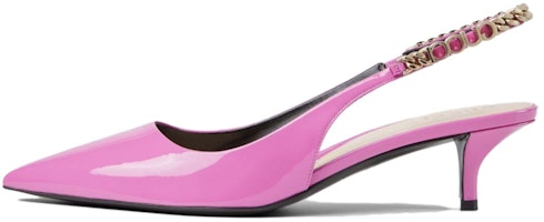 (Women) Gucci Signoria High Heels 'Pink Chain Slingback' 782832-BNC80-5640 (Women) Gucci Signoria High Heels 'Pink Chain Slingback' 782832-BNC80-5640