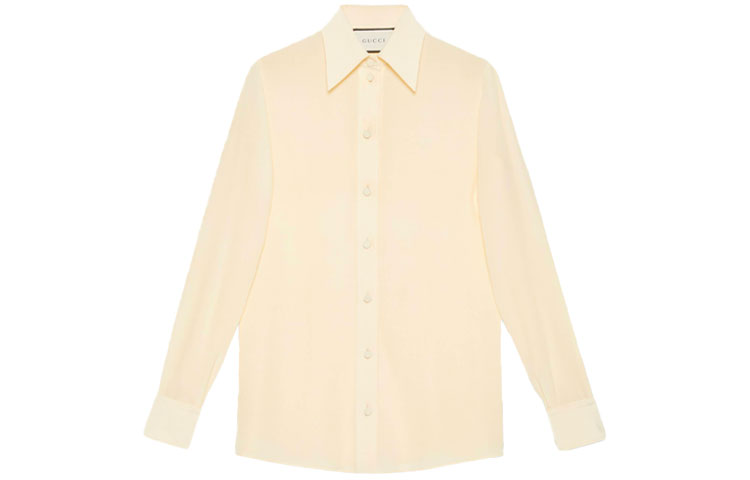 Order (W) GUCCI 米色真丝防晒衬衫 627407-ZAEWU-9303
