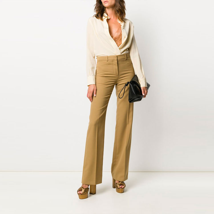 Purchase (W) GUCCI 米色真丝防晒衬衫 627407-ZAEWU-9303