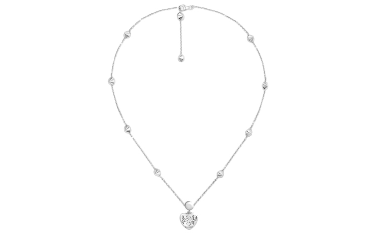 (Women) GUCCI Silver "Blind for Love" Necklace for Women 502174-J2874-8522 圖 4