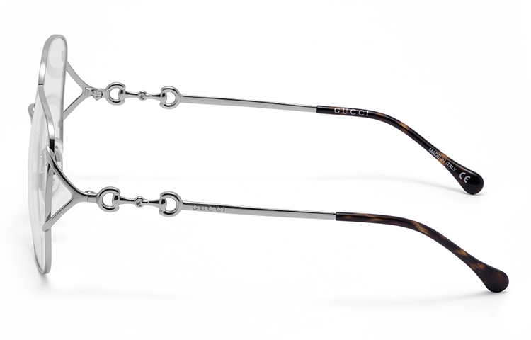 (Women) GUCCI Silver Frame Square Optical Glasses for Women (Prescription Compatible) GG1019O-002 58 圖 4