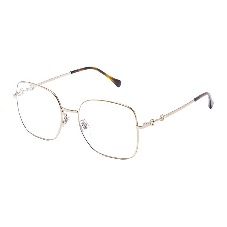 (Women) GUCCI Silver Irregular Metal Optical Glasses Frame GG0883OA-003