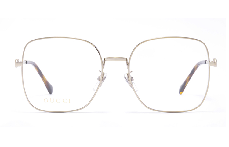 (Women) GUCCI Silver Irregular Metal Optical Glasses Frame GG0883OA-003 圖 3