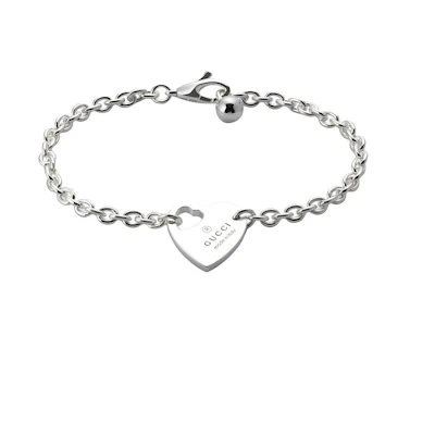 (Women) GUCCI Silver Pendant Design 925 Sterling Silver Bracelet for Women - Silver. 796301 J8400 8106