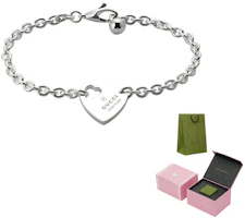 Purchase (W) GUCCI Gelang Wanita Perak 925 Sterling dengan Liontin Desain - Perak. 796301 J8400 8106