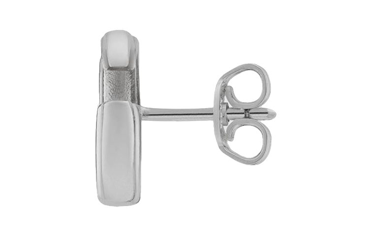 (Women) GUCCI Silver Studded Double G Floral Earrings for Women (Vintage Look) 527344-I5569-8183 圖 5