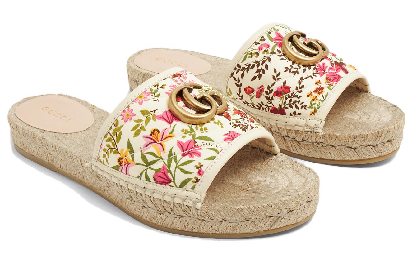 Shop (W) Gucci Selipar 'Beige' 747002-FAB2B-8449