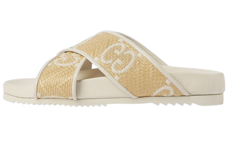 (W) Gucci Slide 'Beige Brown'