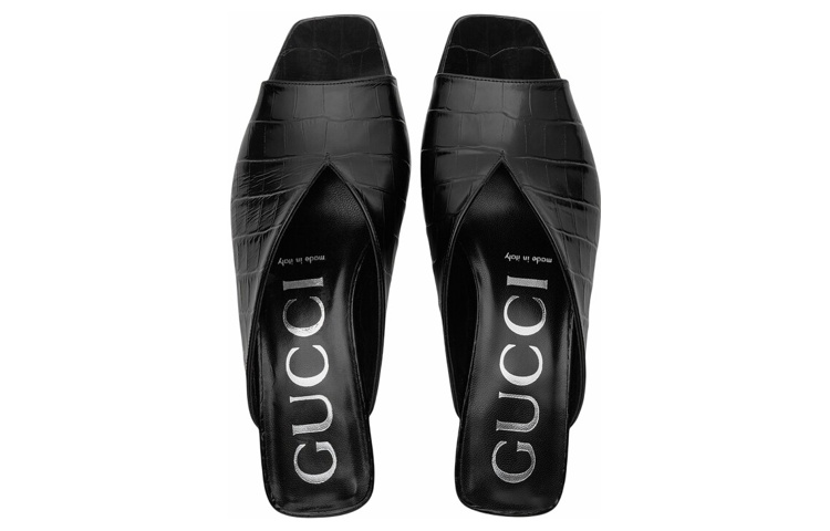 Lookbook (W) Gucci Selipar 'Fesyen Hitam' 695310-UKQ00-1000