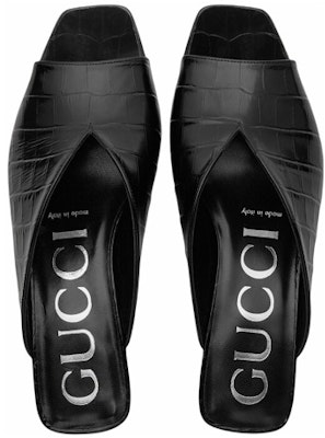 (W) Gucci Slide 'Fashion Hitam' 695310-UKQ00-1000 Lookbook (W) Gucci Slide 'Fashion Hitam' 695310-UKQ00-1000