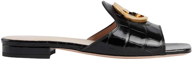 (W) (女性用) グッチ スライド 'ブラックレザーコンフォート' 730996-E5V00-1000 730996-E5V00-1000 Order (W) (女性用) グッチ スライド 'ブラックレザーコンフォート' 730996-E5V00-1000 730996-E5V00-1000