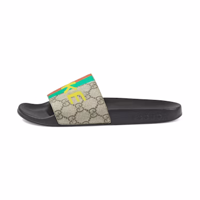 (W) Gucci Slide 'Black Toe Post'