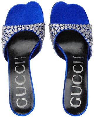 (W) 구찌 블루 오픈토 슬라이드 (Gucci Blue Opentoe Slide) 749663-F1400-4319 Lookbook (W) 구찌 블루 오픈토 슬라이드 (Gucci Blue Opentoe Slide) 749663-F1400-4319