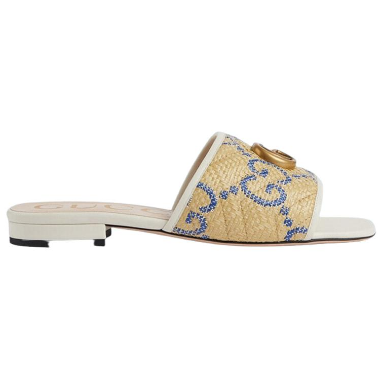 (W) Gucci Slide 'Brown Blue' 圖 2