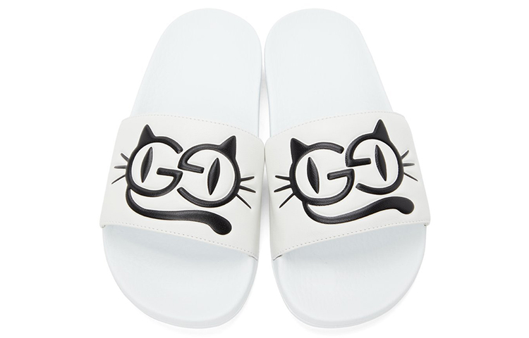 Shop (W) Gucci Sandalias 'Estampado de Dibujos - Blanco' 663722-DIR00-9014