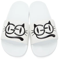Shop (W) Gucci Sandalias 'Estampado de Dibujos - Blanco' 663722-DIR00-9014