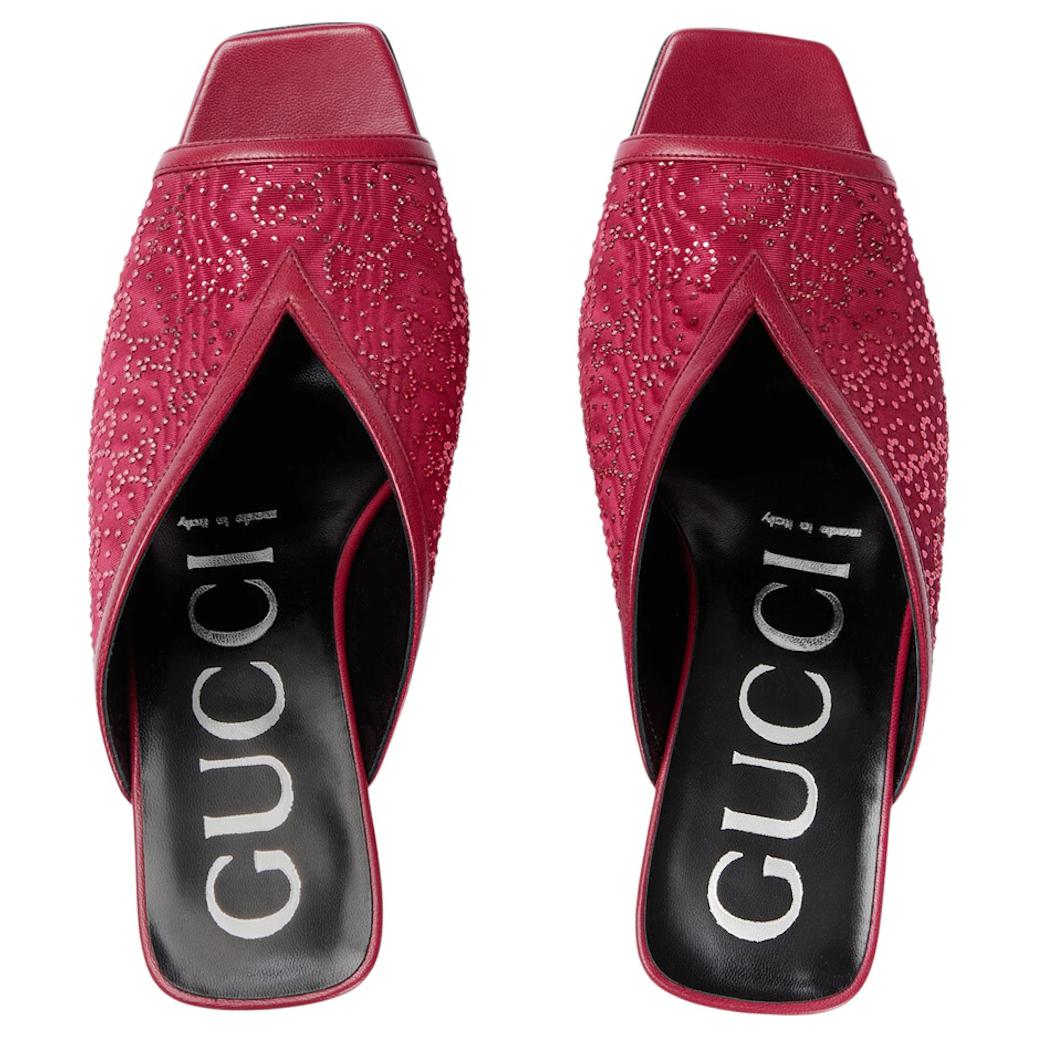 Shop (W) Gucci Selipar 'Cherry Red' 727193-9W840-6430