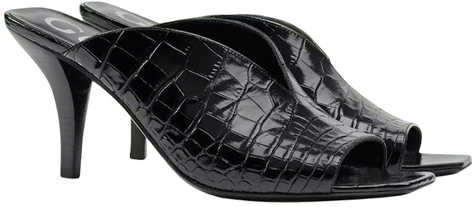 (W) Gucci Selipar 'Cetakan Buaya Hitam' 695309-UKQ00-1000 Order (W) Gucci Selipar 'Cetakan Buaya Hitam' 695309-UKQ00-1000