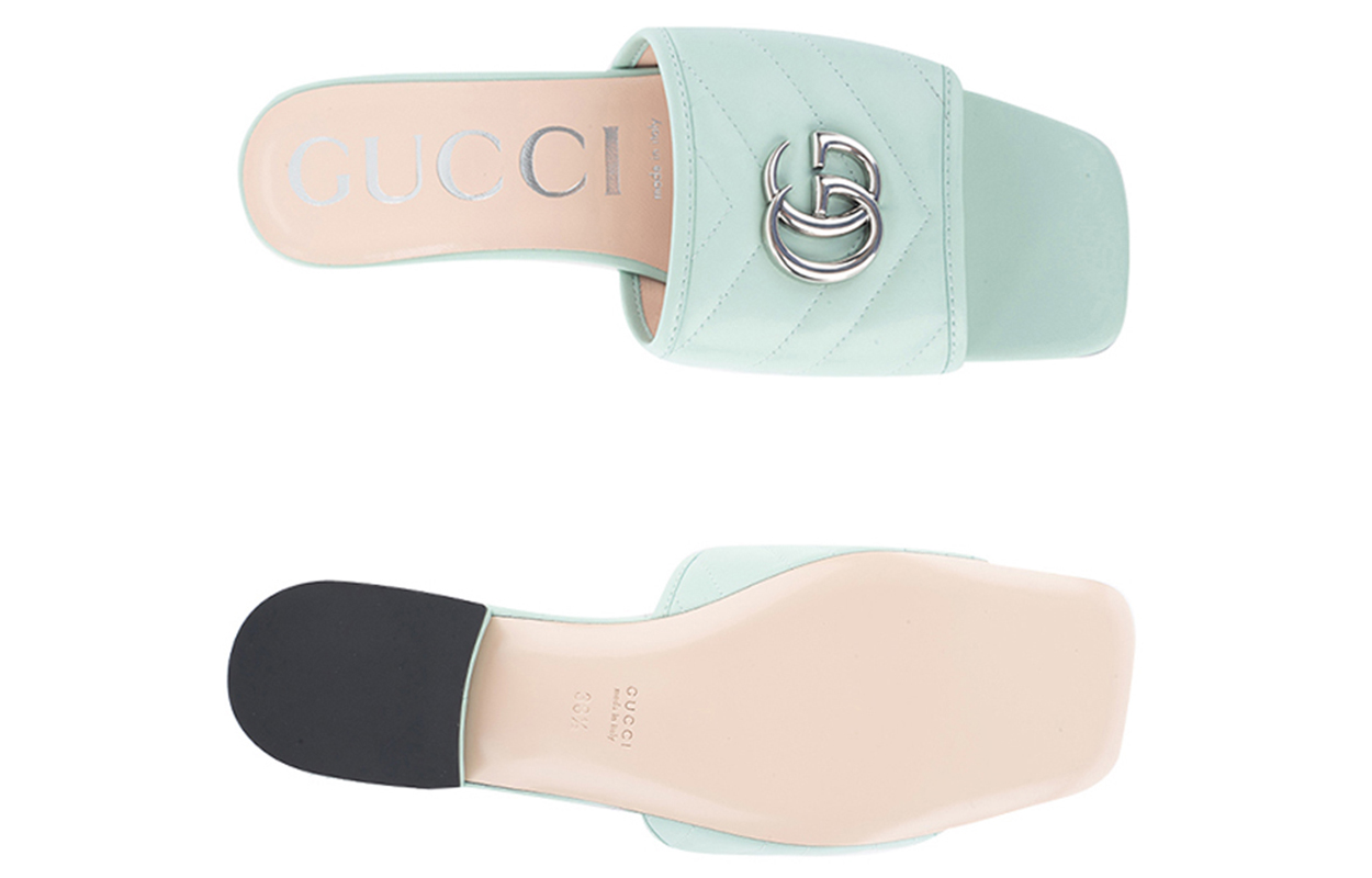 Shop (W) Gucci Slide 'Hijau' 627827-BKO00-3926