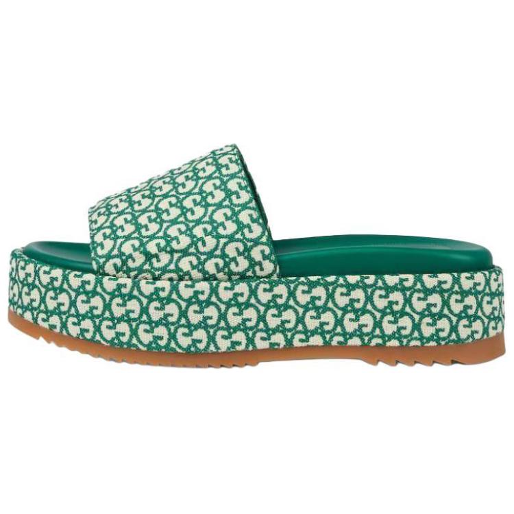 Buy GUCCI古馳 時尚百搭 一字拖鞋 女款 綠色